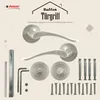 DOMINO Türgriff Drückergarnitur WC - Badezimmer Set | Produktbild-Vorschau 9