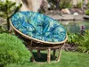 Polštářek na papasan Soa - Ø114 cm, tloušťka 8 cm - zelený, Náhled obrázku produktu 3