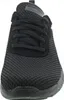 A close-up front view of a black Skechers shoe. Podgląd zdjęcia produktu