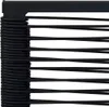Gartenmöbel-Set 3-tlg. Schwarz pulverbeschichteter Stahl Produktbild-Vorschau 7