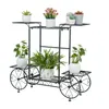FATIVO Étagère à Fleurs en Métal 83 × 22 × 68,5 cm, Support Voir les images du produit 12