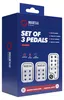 set di pedali Sparco Racing da 3 pezzi Pedali sportivi Anteprima dell’immagine prodotto 5