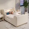 Kinderbett 90x200 cm, Polsterbett Einzelbett mit Produktbild-Vorschau 2