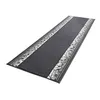Designer Velours Läufer Plant Grau, Größe:80x200 Produktbild-Vorschau 3