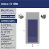 Nischentür Duschtür 80x188,5 cm Duschkabine Pendeltür aus 6 Produktbild-Vorschau 4