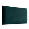 A teal upholstered headboard shown from a side angle. Anteprima dell’immagine prodotto