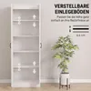 HOMCOM Keukenkast, voorraadkast met verstelbare legplanken, Productafbeelding-voorbeeld 6