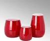 Pisano Vase klein Überfangglas rot, H 18 cm, D 17 cm Produktbild-Vorschau 3