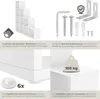 Collage of product images and text describing features and included accessories. Produktbild-Vorschau