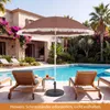 COSTWAY Sonnenschirm 200cm, Gartenschirm Boho mit Fransen & Produktbild-Vorschau 2