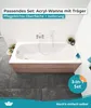 Calmwaters® Badewanne Komplettset 180x80 cm mit Produktbild-Vorschau 3