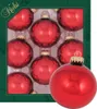Christbaumkugeln Weihnachtskugeln Glas Ø 7 cm 8 Stück Produktbild-Vorschau 2