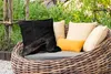 MuchoWow® Outdoor Kissen - Marmoroptik - Luxus - Schwarz - Produktbild-Vorschau 3