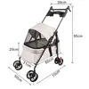 Klappbar Hundewagen Haustiere Buggy, bis 15 kg, Produktbild-Vorschau 7