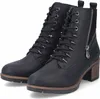 Rieker Damen Schnürstiefeletten Schwarz Synthetik Größe: 39 Produktbild-Vorschau 43