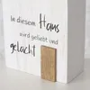 Dekoaufsteller Mein Haus grau weiß natur Holz 3 tlg. Produktbild-Vorschau 6