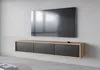 Závesný TV stolík IRVING 1 - dub olejovaný / antracitový Náhľad obrázku produktu 1
