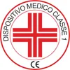 A circular logo with a red cross and text indicating it is a medical device. Produktbild-Vorschau