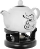 KADAX Théière 1L avec réchaud Set, Cafetière en porcelaine Voir les images du produit 6