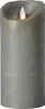 A close-up studio shot of a gray LED candle. Produktbild-Vorschau