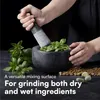 H&S Mörser mit Stößel Set für Gewürze - 16cm XXL aus Granit Produktbild-Vorschau 8