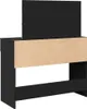 vidaXL Schminktisch mit LED-Beleuchtung Schwarz 100x40x120 Produktbild-Vorschau 6