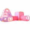 4-Teiliges Kinder Spielzelt Tunnel Spielplatz Pop-up Produktbild-Vorschau 1