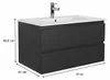 SORRENTO Waschtisch hängend 80cm Keramik-Becken Produktbild-Vorschau 3