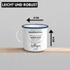 Trendation - Jobwechsel Emaille Tasse Geschenk für Kollegen Produktbild-Vorschau 3
