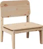 vidaXL Gartenstuhl 60x52,5x72 cm Massivholz Kiefer Produktbild-Vorschau 1