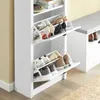 SoBuy FSR87-K-W Schuhkipper Schuhschrank mit 2 Klappen Produktbild-Vorschau 10