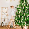 12 pezzi decorazioni per l'albero di Natale con glitter, Anteprima dell’immagine prodotto 6