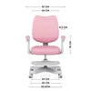 Mark Adler Junior 4.6 Pink| Krzesło do biurka dla dzieci Podgląd zdjęcia produktu 23