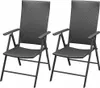 vidaXL Stapelbare Gartenstühle 2 Stk. Poli Rattan Schwarz Anteprima dell’immagine prodotto 8