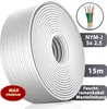 Feuchtraumkabel Stromkabel Mantelleitung 15 m NYM-J 5x2,5 Produktbild-Vorschau 2