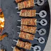 Sada 6 extra dlouhých špízů na hamburgery z leštěné Náhled obrázku produktu 17
