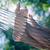 Relaxdays Netzhängemmatte, Garten Hängematte für 1 Person, Produktbild-Vorschau 5