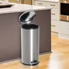 HOMdotCOM HOMdotCOM Poubelle à pédale inox argent 30L Voir les images du produit 19