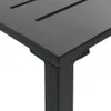 vidaXL Bartisch Schwarz 50x50x110 cm Pulverbeschichteter Produktbild-Vorschau 7