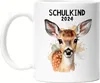 Schulkind 2024 Reh Tasse Weiß Einschulung 2024 Enkel Produktbild-Vorschau 1