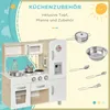HOMCOM Kinderküche mit Zubehör, Spielzeugküche für Kinder Produktbild-Vorschau 6