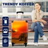 MuchoWow® Koffer Handgepäck Trolley Rollkoffer Kleine Produktbild-Vorschau 2