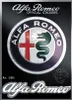 Adesivo cromato Alfa Romeo Ufficiale 1 logo e 1 scritta, Anteprima dell’immagine prodotto 1