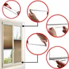 Plissee Rollo ohne Bohren Aluminium-Klebeleiste Beige Produktbild-Vorschau 4
