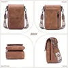 MUIIKOLA Handytasche Umhängetasche RFID Damen Leder Z-brown Produktbild-Vorschau 5