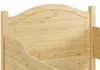Seniorenbett extra hoch 90x200 Massivholz Kiefer Einzelbett Produktbild-Vorschau 6
