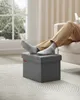 SONGMICS 41 cm Sitzbank mit Stauraum, klappbare Sitztruhe, Produktbild-Vorschau 2