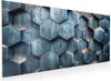 Küchenrückwand Spritzschutz Glas mit Motiv Hexagon Struktur Produktbild-Vorschau 1