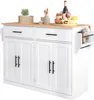 Servírovací vozík Sweiko se skládací deskou, 120x46(70)x91 Náhled obrázku produktu 6