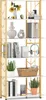 A multi-shelf bookcase with decorative items and books. Produktbild-Vorschau